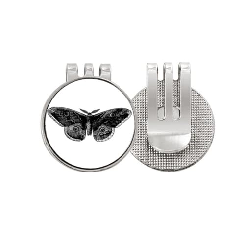 Marqueur de balle de golf magnétique noir accessoire de golf émail Art déco