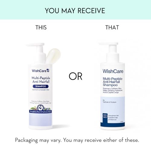 WishCare Multi Peptide Anti Hairfall Shampoo 250ml - Image 3