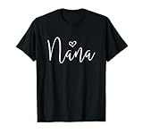 Nana For Women Grandma Christmas Mother's Day Grandparents' T-Shirt
