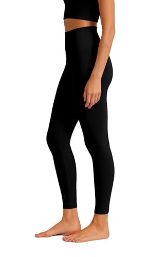 Legging de gym pour femme en microfibre extensible à taille haute - 4