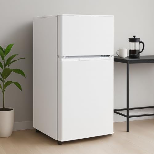【いつでも、新生活応援。】 冷蔵庫 小型 冷凍庫付き 【JAPAN BRAND】 (85L,ホワイト)のサムネイル