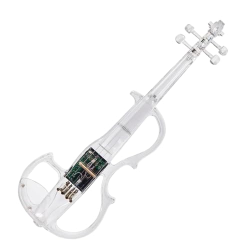 Violon électrique transparent anti-larsen à 4 cordes pour scène