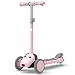 Mountalk 3 Wheel Scooters for Kids, Kick Scooter for Toddlers 2-7 Years Old, Boys and Girls Scooter with Light Up Wheels, Mini Scooter for Children, Pink/Blue