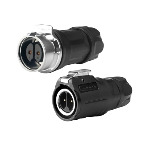 Connecteur d'aviation LP16 étanche pour sécuriser vos éclairages de jardin et sonorisations