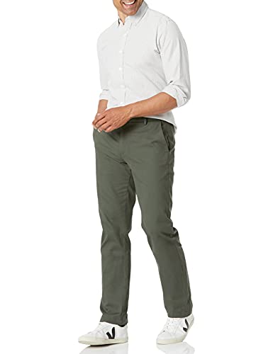 Image of Amazon Essentials Men's Straight-Fit Wrinkle-Resistant Flat-Front Chino Pant