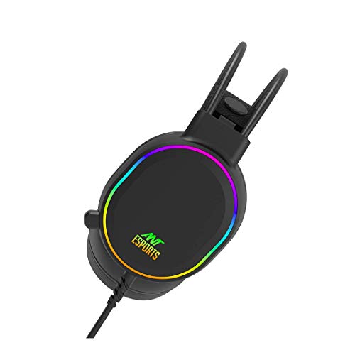 Ant Esports H1000 Pro RGB Gaming Headset - Black - Image 2