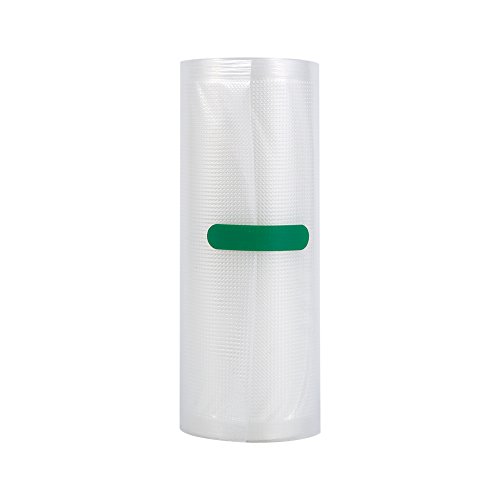 Bolsas de rollos de sellador de vacío, membranas de educación física Mantenga una película de envoltura de bolsas frescas, bolsa de almacenamiento de alimentos de espesamiento (15 * 500cm)