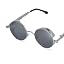 Silver Frame & Grey Lens