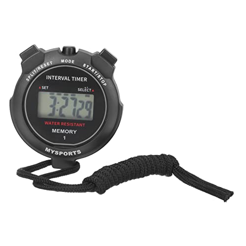 KITANDOVE Chronomètre Électronique Sport Chronographe LCD Minuteur Multifonction Accessoire De Fitness