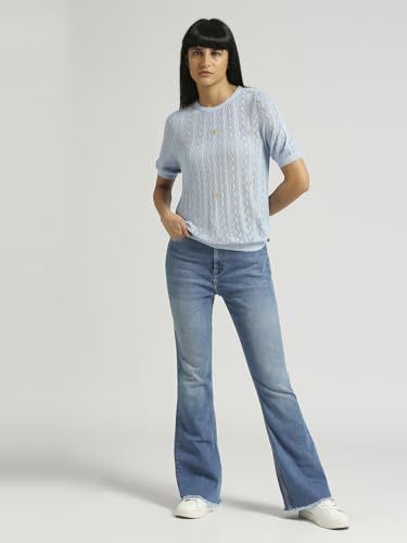 Image of Pepe Jeans Women's Cotton Regular Fit T-Shirt