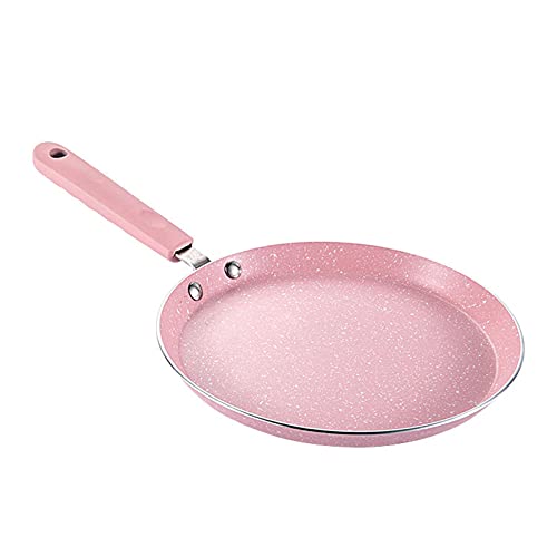 Stone Sartén 8.0 In Rosa, Antiadherente Con Mango Baquelita, Aluminio Inducción Con Revestimiento Derivado de La Piedra