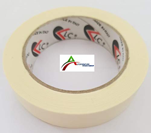 72 Rotoli 25Mm X 50Mt Masking Carta Gommata Nastro Adesivo Per Mascheratura Imbiancatura Imballaggio (72 Rotoli)