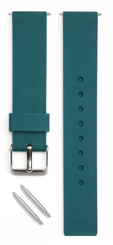 Image of DREAMY DESIGNS 18mm Premium Soft Silicone Watch Strap | Waterproof, Sweat-Resistant, Lightweight Wristband | Skin-Friendly, Durable Replacement Band for Men & Women | Universal 18mm Watch Strap- PACK OF 1
