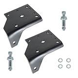 munirater K00041-EB Multi Leaf Spring Shock Plate Kit Anchor Bracket with Studs Replacement for 1968-1969 Camaro Firebird 1968-1972 Nova