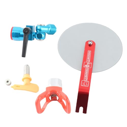 Haofy Herramienta de Accesorio de Guía de Pulverización Antisalpicaduras de 7/8 Pulgadas para Pulverizador de Pintura sin Aire Titan – Boquilla Ajustable y Deflector para Bordes Hermosos –