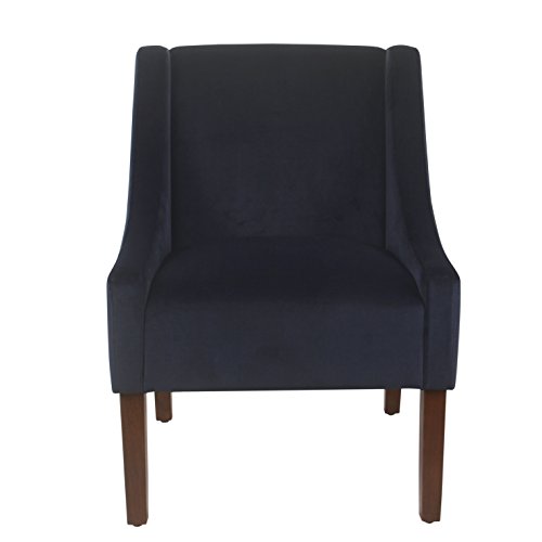 Image of HomePop Classic Swoop Arm Accent Chair - Navy