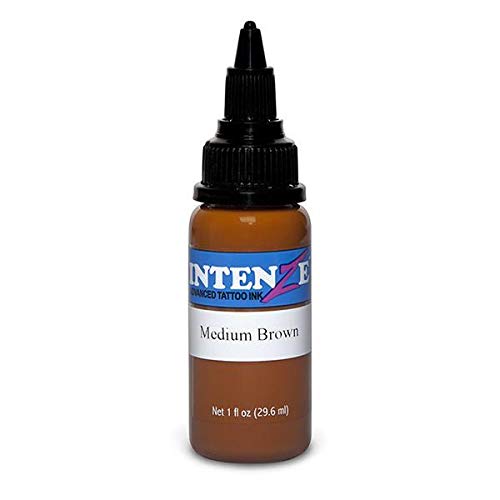 Intenze Medium Brown Tattoo Ink 2oz