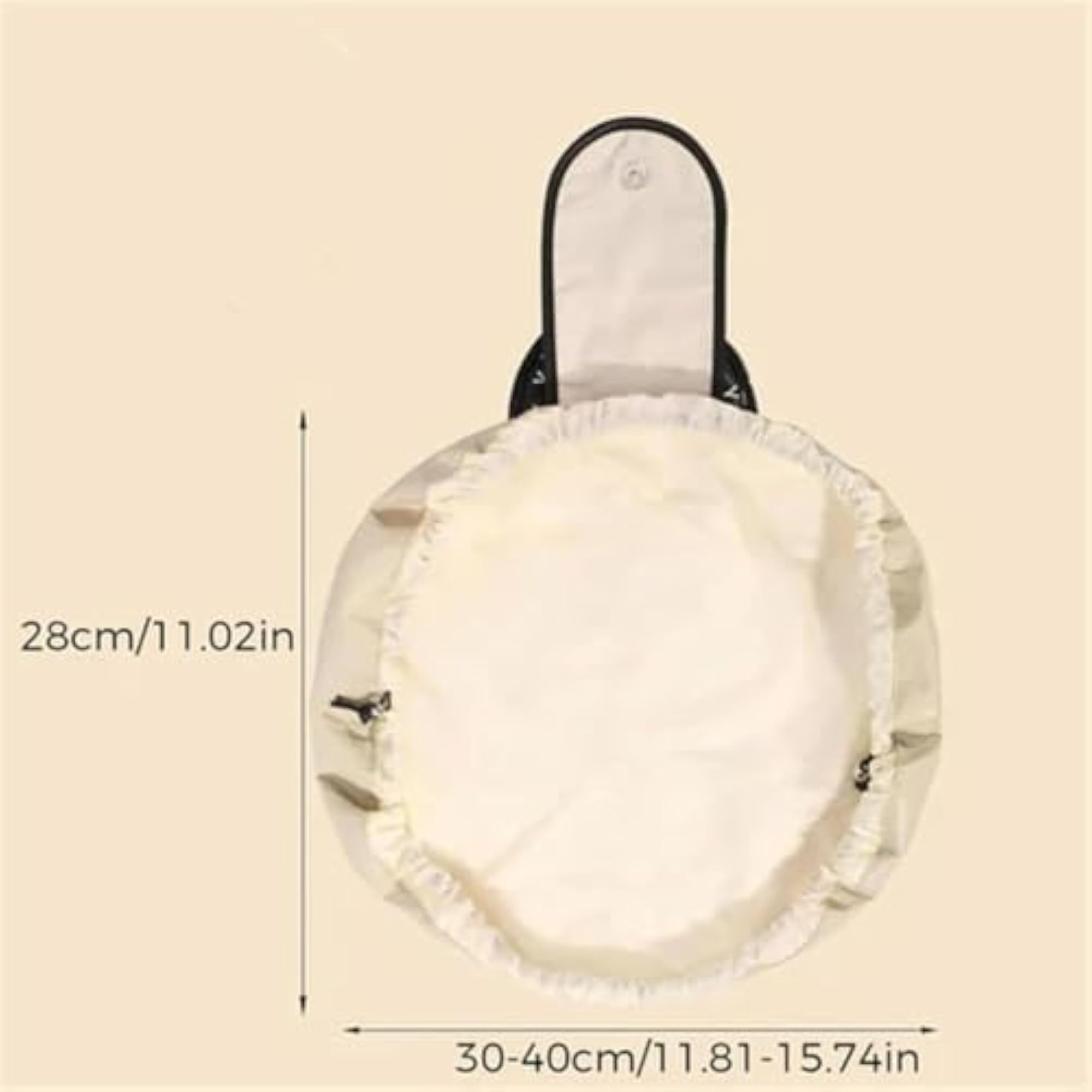 Lazy Drawstring Makeup Bag, Fashion Handbag