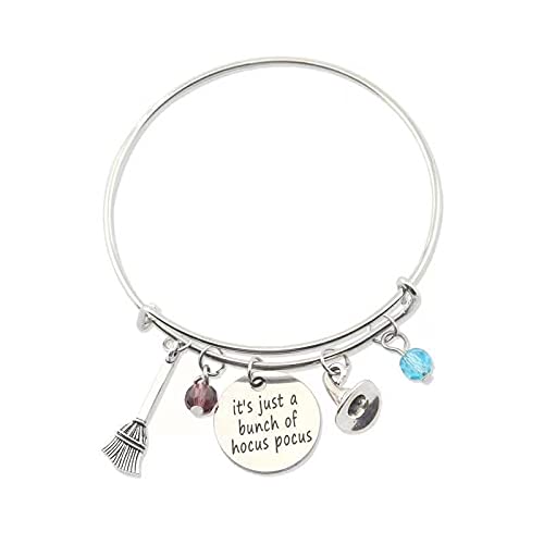 Hocus Pocus Charm Bracelet for Women. Hocus Pocus Costume Jewelry.