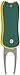 Team Golf NFL Green Bay Packers Retractable Divot Tool Switchblade Divot Tool with Double-Sided Magnetic Ball Marker, Features Patented Single Prong Design, Causes Less Damage to Greens, Switchblade Mechanism