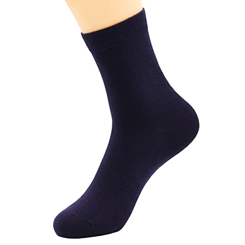 YOSENDE Calzini Blu Uomo Cotone 5 Paia