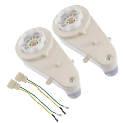 BESTonZON 2セット 通用型 用電動車モーターギアボックス 高耐久合製 精密巻線技術搭載 パワーステアリング対応 坂道走行可能 アクセサリー