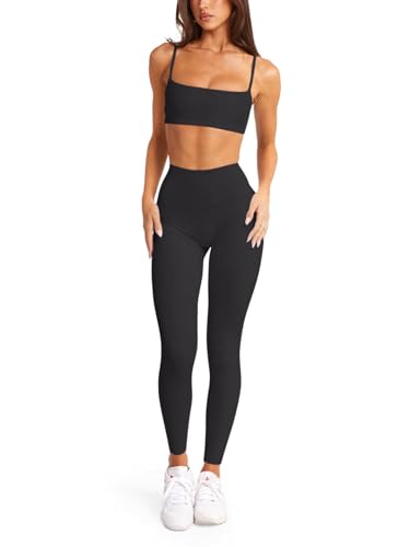 LASLULU Womens Adjustable Spaghetti Straps Sports Bra Square Neck Wireless Padded Workout Yoga Crop Tops4