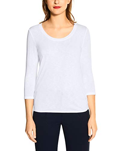 Street One 314654 T-Shirt, Bianco, 48 Donna
