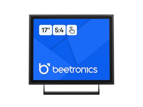 Image of Beetronics 17 Inch Touchscreen Monitor | Full HD 1080p | 17TSV7M - Industrial-Grade, Professional 10-Point Multi Touch Display for PC, Mac, Linux - HDMI, DisplayPort, USB-C, VGA Inputs