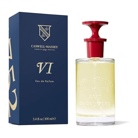 Caswell-Massey Number Six Eau de Parfum, Citrus Woody Lavender Cologne for Men, Full Size, 3.4 Fl Oz Cover