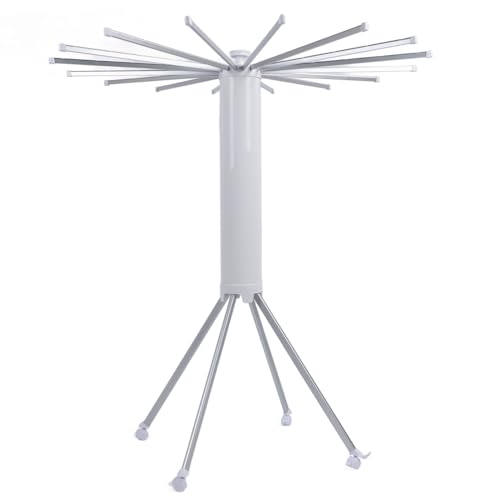Étendoir à linge pliable avec trépied rétractable pour gain de place - 4