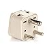 Orei Grounded Universal 2 in 1 Plug Adapter Type D for India and More