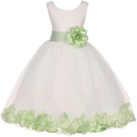 Malibu blue flower girl dresses Clearance