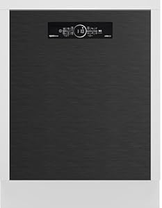 Beko BDDN36541DDP Geschirrspüler 60 cm, unterbau, für 15 Maßgedecke, 6 Programme, 6 Zusatzfunktionen, 3 Spülebenen, PowerIntense, SilentWash, SelfDry, SensorAdapt, Dark Inox