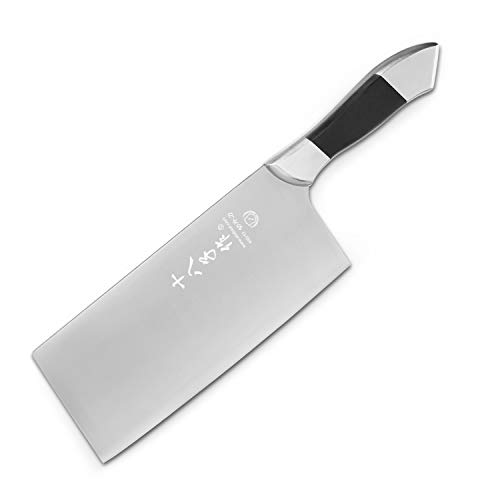 SHI BA ZI ZUO Slicing Knife Meat Knife Cleaver 7 Inches Cutting Veggie with Sturdy Handle