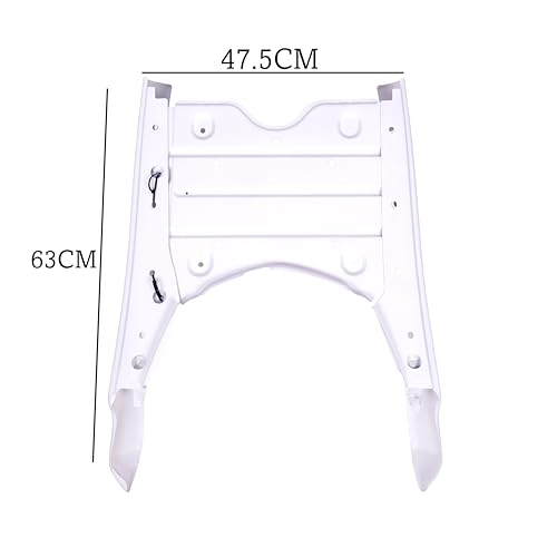 Image of Floor Platform for Honda Activa 1-10,3G,4G,5G | ABS Material | Compatible Scooter Floor Body Panel | Pearl Amazing White