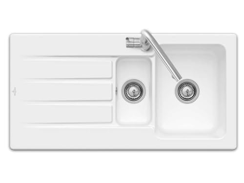 Villeroy & Boch Architectura 60 XR - 3365 01 RW Stone White Keramikspüle Handbetätigung