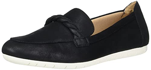 Image of LifeStride Womens Drew Black Round Toe Loafers Flats Casual - Black