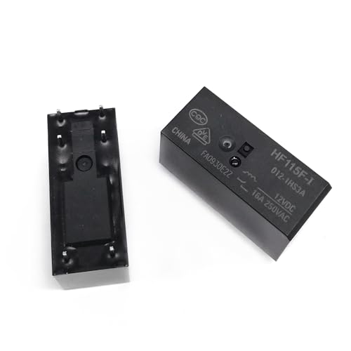 Relais de puissance HF-115F Anti Surchauffe Commutateur 16A 6 Pins Lot de 5