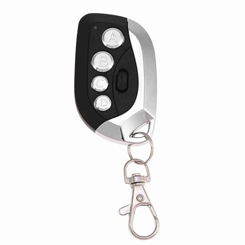 Duplicateur de télécommande sans Fil 433 . 92MHz clonage électrique Universel Porte de Garage Porte télécommande duplicateur Porte clés(Noir)