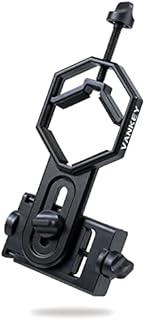Vankey Cellphone Telescope Adapter Mount, Compatible with Binocular, Monocular, Astronomical Telescope, Spotting Scope, Microscope, Fits iPhone, Samsung, and More - Bluesky V1, Regular Size