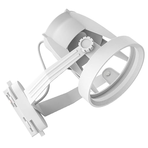 Support de rail pour éclairage de magasin et salon projecteur E27 blanc
