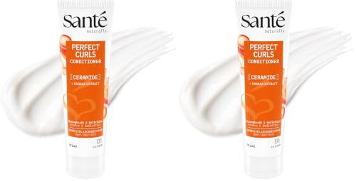 SANTE Perfect Curls Shampoo Ceramide 250 ml – con ceramidi e banana, vegano, senza solfati