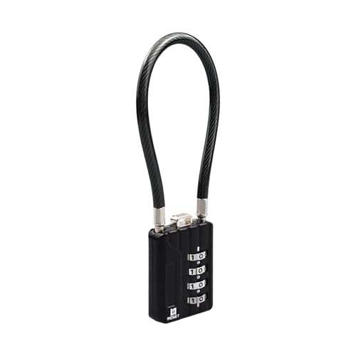 RESET-201 4-Digit Combination Padlock with Steel Cable