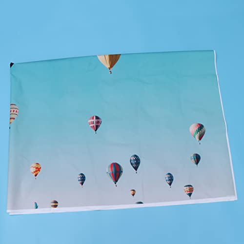 SOLUSTRE 2Pcs Balão de Ar Quente Balão de Pano de Fundo Decorativo Banner Parede Tapestry Party Part