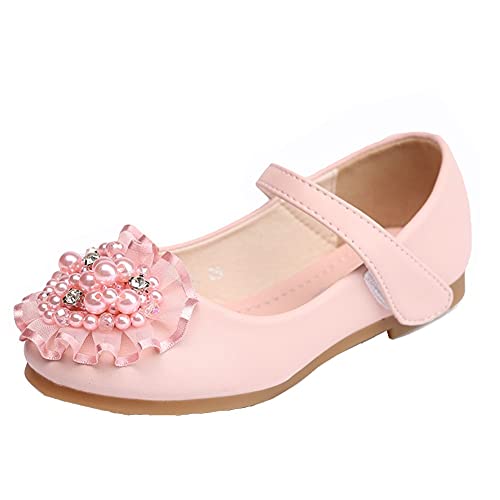 Little Girl's Adorable Mary Jane Slip on Ballerina Flats Flower Girls Party Princess Dress Shoes