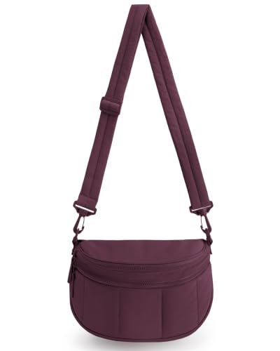 Image of BAGSMART Crossbody Bags for Women Travel Purse, Puffer Bum Bag Handbag Wallets, Crossbody Fanny Packs for Travel & Work