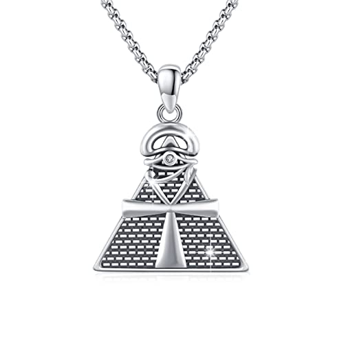 Pendentif égyptien Oeil d'Horus en argent 925 contre l'oxydation des bijoux