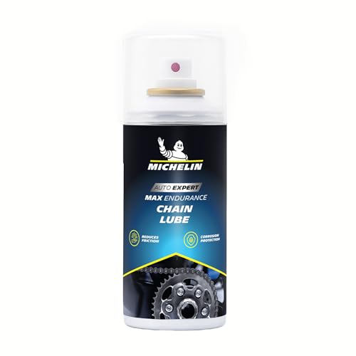 Image of Michelin Chain Lube for Bike 150ml Long-Lasting Weather Proof Chain Lubrication Spray Reduces Friction & Wear | Anti-Rust Corrosion Protection Cycle & Bike Chain Oil, Safe on Standard O, X & Z Rings