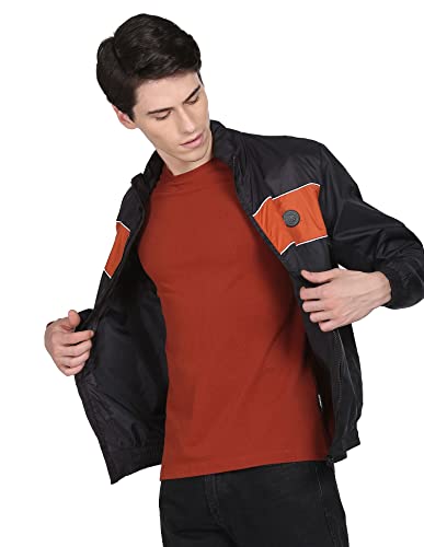 Image of U.S. POLO ASSN. Men Colour Block Polyester Casual Standard Length Jacket